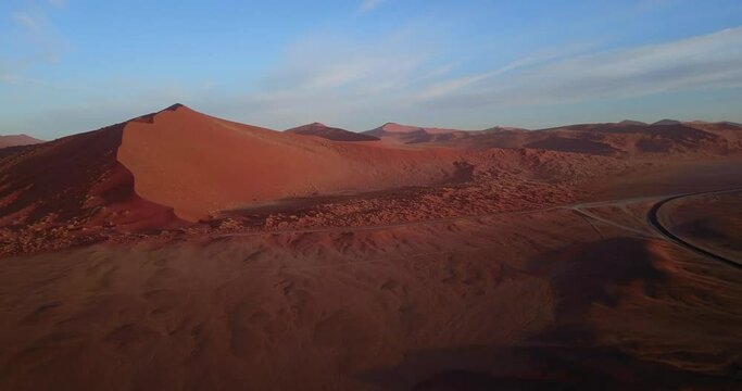 Landscapes of the Namib desert, Aerial view