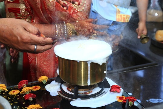 Graha Pravesh. Graha Pravesh is a Hindu ceremony performed on the occasion of an individual's first time entering their new home. Hindu Hawan pooja Rituals.  Hawan Ahuti and preparation. 
