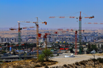 Construction of facilities. Beer sheva. Israel