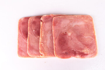ham isolated on white background