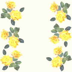 background with roses