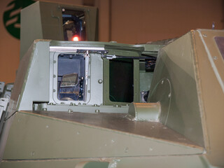 Abu Dhabi, UAE - Feb.23. 2011: South African Marauder 4x4 Mine Resistant Ambush Protected (MRAP)...