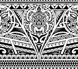 Maori style armband design - obrazy, fototapety, plakaty
