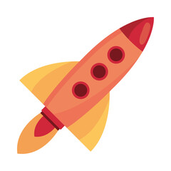 spaceship flat icon