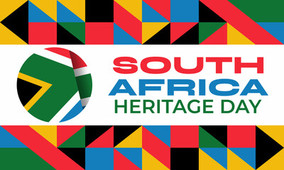 South Africa Heritage Day. Public holiday celebrated on 24 September. On this day, South Africans are encouraged to celebrate their culture and the diversity of their beliefs and traditions. 