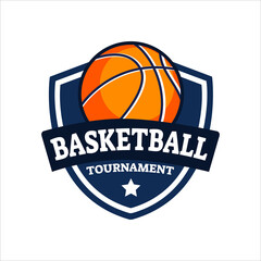 Basketball Slam Dunk Logo Vector