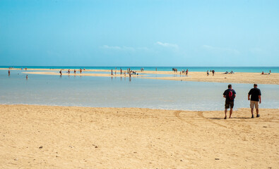 Beach in east coast in Fuerteventura