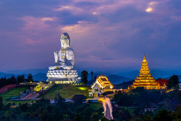 Temple Wat Hyua Pla Kang Chiang Rai, Thailand. - obrazy, fototapety, plakaty