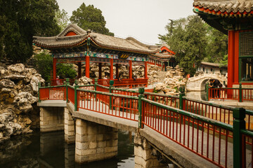 Chinese garden park architecture