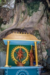 Kuala Lumpur Malaysia April 27th 2022: The sculpture of Nataraja, a depiction of the Hindu god...
