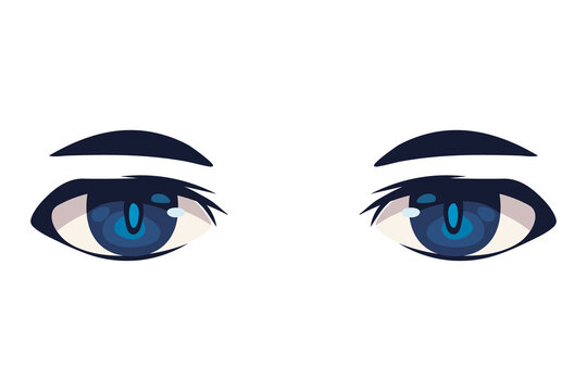 Detailed Step-by-Step: How to Draw Male Anime Eyes