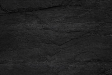 Obraz na płótnie Canvas Dark grey black slate background or texture. Black granite slabs background. 