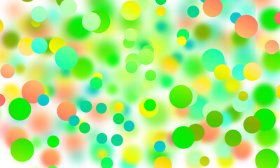 green yellow and blue colour circle shape abstract pattern