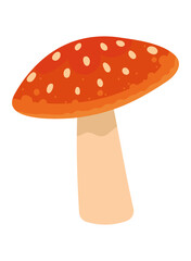 mushroom nature icon
