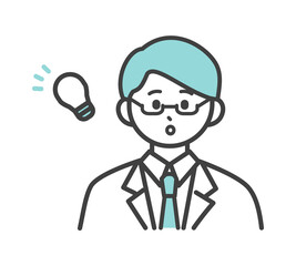 医療従事者の表情とジェスチャーのイラスト素材