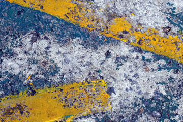 yellow and blue paint