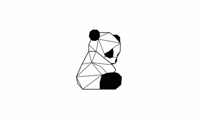 geometric panda © jovan