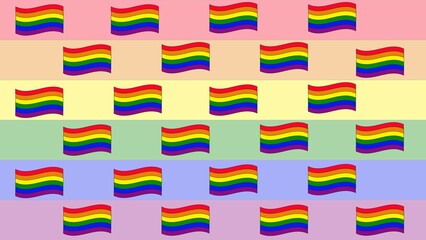 LGBTQ Pride Rainbow Background.LGBT is an initialism that stands for lesbian, gay, bisexual, and transgender  Pattern for LGBTQ Pride Month 5