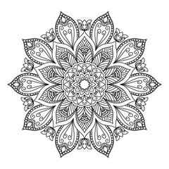 mandala for coloring pages, patterns, beautiful mantras, Islamic backgrounds, wedding cards, decoration templates