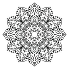 mandala for coloring pages, patterns, beautiful mantras, Islamic backgrounds, wedding cards, decoration templates
