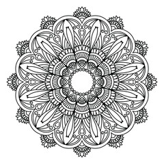 mandala for coloring pages, patterns, beautiful mantras, Islamic backgrounds, wedding cards, decoration templates