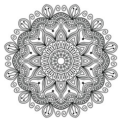 mandala for coloring pages, patterns, beautiful mantras, Islamic backgrounds, wedding cards, decoration templates