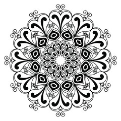 mandala for coloring pages, patterns, beautiful mantras, Islamic backgrounds, wedding cards, decoration templates