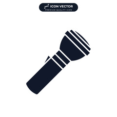 pocket torch icon symbol template for graphic and web design collection logo vector illustration