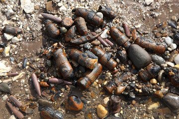 unexploded ordnance, Ukraine war. Danger UXB