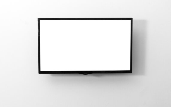 TV monitor on the wall