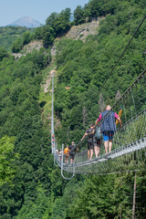  Walk on the longest Tibetan bridge in Europe