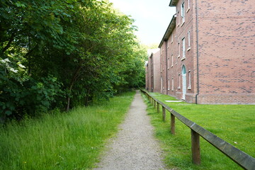 sunset sky edge great view and green space