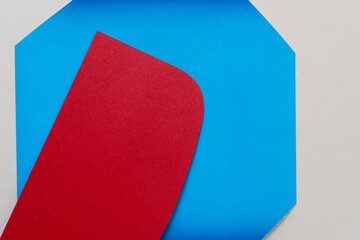 paper background with basic forms