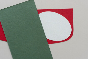 paper background with basic forms
