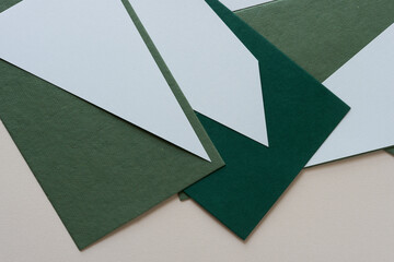 paper background with basic forms