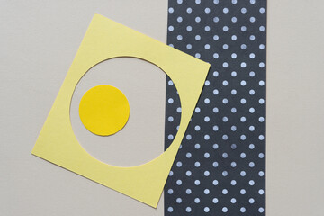 paper background with basic forms