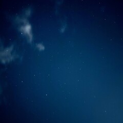 Fototapeta na wymiar Night sky at Carmen, Bohol
