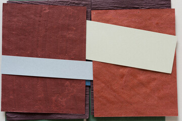 paper background with basic forms