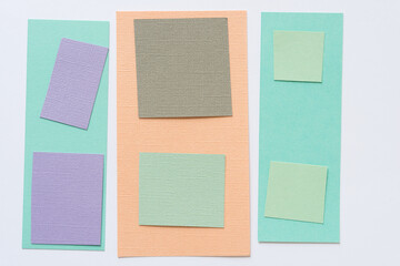 Fototapeta premium set of papers