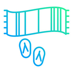 beach carpet icon transparent background