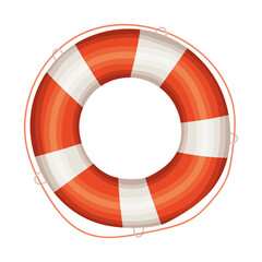 orange lifesaver illustration
