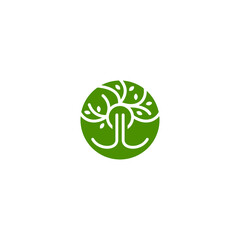 Leaf Growth logo Simple