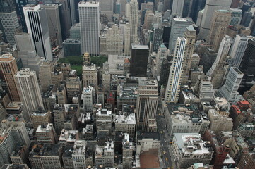 New York depuis l'Empire State Building