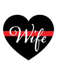 wife firefighter svg, firefighter flag svg, fire department svg, thin red line svg, firefighter wife svg, firefighter wife sunflower
