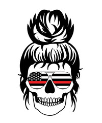 wife firefighter svg, firefighter flag svg, fire department svg, thin red line svg, firefighter wife svg, firefighter wife sunflower
