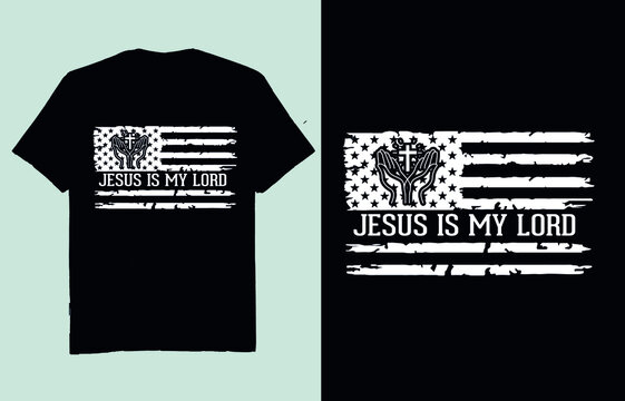 Jesus is my lord - t shirt design vector