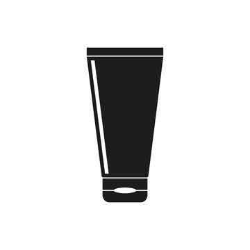 recommend clip art: Tube of cream icon. Vector. Flat design.