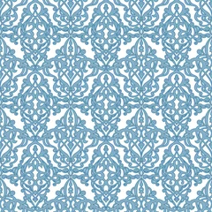 Tuinposter Eastern ornament seamless pattern background. © sam2211