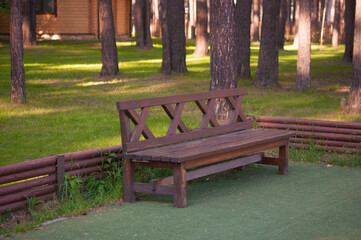 bench in a public park