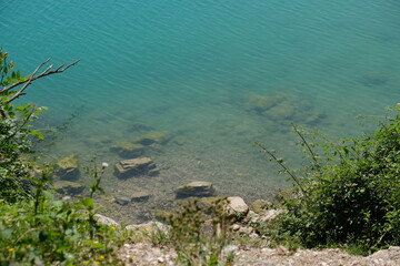 Au bord du lac d'Aiguebelette